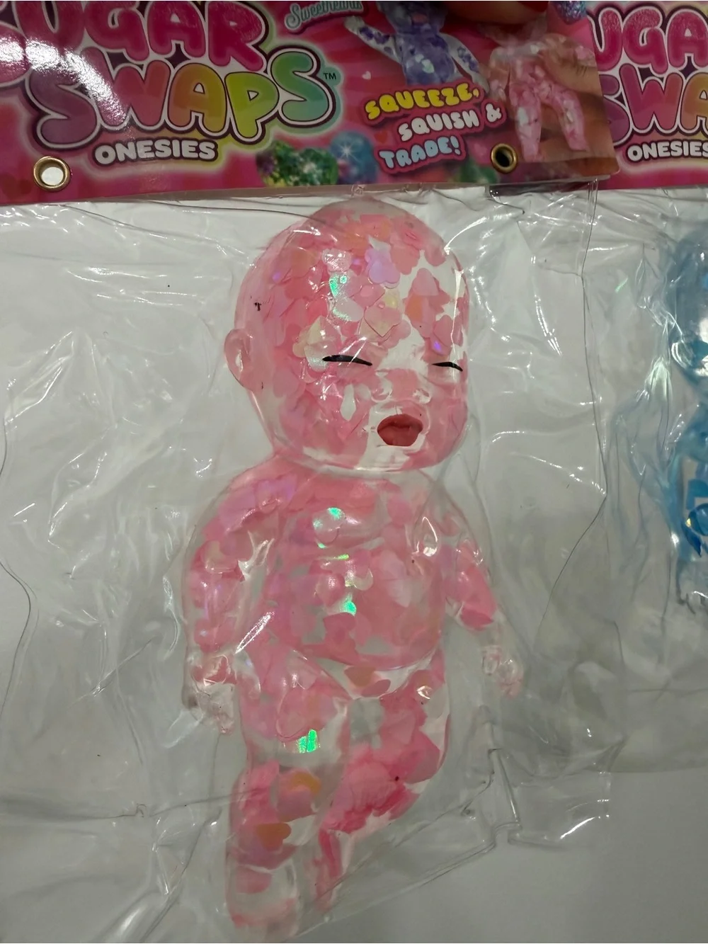 New Lot of 2 🔥Onesies Squeeze Toy - Pink or Blue